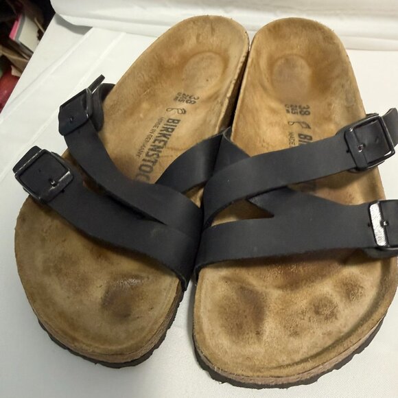 Birkenstock Women's Yao 2 Strap Sandal - Black - Picture 1 of 2